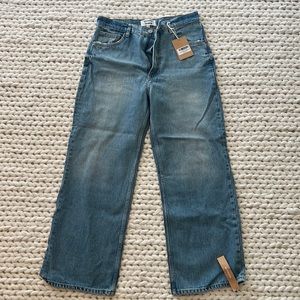 Reformation Wilder High Rise Wide Leg Cropped Jeans Size 29 new with tags